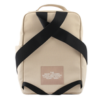 Marc Jacobs The Backpack 帆布雙拉鍊方形後背包/米色, , large