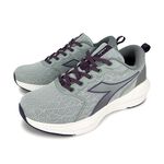 DIADORA迪亞多那 輕量緩震跑鞋 女運動鞋 女鞋 慢跑鞋 透氣 緹花 保護後跟 Q彈 足弓支撐 吸震 防滑 紫 灰紫, , large