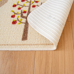 【Oka Japan】Japan-Made Recycled Printed Kitchen Mat 45×180cm – Autumn Harvest Garden (Machine-Washable / 4mm Thick), , large