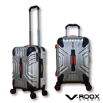 【PANTHEON PLAZA】展示品限量出清 V-ROOX SH1IELD 20 27吋 神盾硬殼雙層防爆拉鍊胖胖箱 硬殼拉鍊箱 SHIE-59239 / 59240五色可選, , large