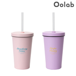【Oolab 良杯製所】550ml 冰淇淋系列 陶瓷易潔層吸管杯, , large