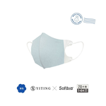 [佑全保健藥妝]易廷x舒芙氧幼幼3D口罩-藍色20片/盒, , large