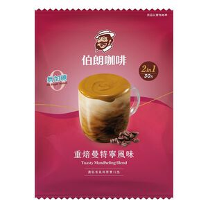 伯朗咖啡-重焙曼特寧風味二合一 10.5g x30