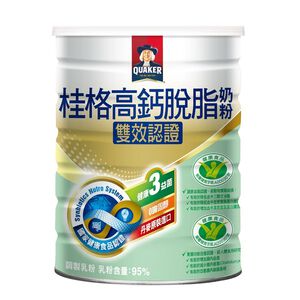 桂格雙認證高鈣脫脂奶粉750g