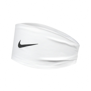 [秉宸] NIKE FURY CLASSIC 寬版頭帶 (有矽膠條) 白