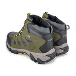 DIADORA迪亞多那 高筒抗水登山鞋 男運動鞋 越野鞋 防水 寬楦 高腳背 寬腳板 反光 吸震 減壓 防滑 綠 卡其, , large