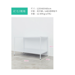 【Y HOUSE】120x60x60公分 兩層無洞鐵板收納層架 置物架 鐵架-烤漆黑, , large