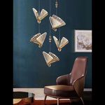 【H&R安室家】 17x19cm 小LED蝴蝶吊燈 ZA0224, , large