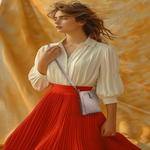 【lapagayo】高級訂製絲柔皮革手提包+手機包(粉色)-PI-06419A-1-09黑色, , large