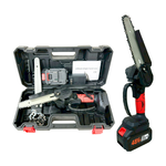 8-inch brushless electric chainsaw, 10 sections, 1 battery, 1 charger (red), , large