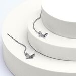 【MORELLATO】Talismani 不鏽鋼心躍蝶舞吊墜耳環 SAUN33, , large