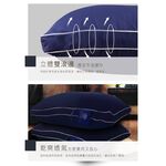 【Hilton 希爾頓】雙滾邊設計純棉立體枕柔軟蓬鬆舒適睡眠民宿, , large