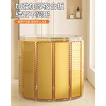 【AOTTO】免安裝特大款快速折疊泡澡桶-藍花(BJ-003B), , large