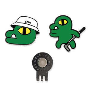 KAKAO FRIENDS 高爾夫球標 鱷魚Con 帽夾球標 高爾夫禮物