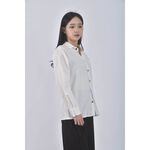 (M) kinloch anderson棉質合身純棉白色襯衫上衣二手衣, , large