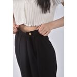 (L) mini closet韓牌高腰寬鬆黑色長褲二手衣, , large