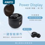 RASTO RS61 Obsidian Bluetooth Headset &ndash; Small ear piercing only, LED battery display, Bluetooth 5.3, , large
