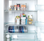 【bestco】日本製淺型冰箱冷藏收納盒-中 (抽屜式手把/耐重2公斤), , large