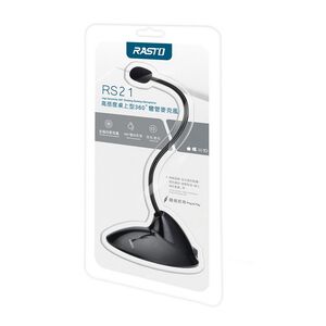 RASTO RS21 高感度桌上型360度彎管麥克風