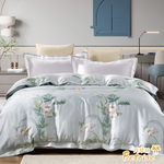 【Betrise】 Simple Blue | C Energy Series 300-Thread 100% Pure Tencel™ Light-Quenched Graphene Quilt/Double-Use Quilt Cover (182 x 212 cm), , large