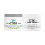【Kiehl's 契爾氏】冰河醣蛋白保濕霜 125ml+亞馬遜白泥淨緻毛孔面膜 125ml, , large