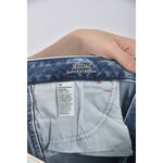 (XS（含）以下) american eagle丹寧牛仔質感棉質仿舊藍色長褲二手衣, , large