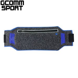 GCOMM SPORT  萊卡輕薄貼身防汗水音樂腰包 海軍藍