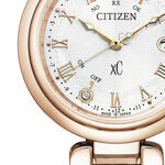 CITIZEN 星辰 XC 希望之鑰 限量鈦 光動能電波女錶 ES9464-52B, , large