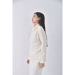 (M) captain日系假兩件白色長袖上衣二手衣, , large