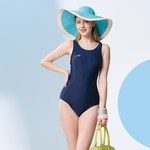 MONINA MIT girls one piece triangle swimsuit -M, , large