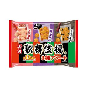 天乃屋歌舞伎揚米果-三種味
