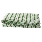[CINN Far-Infrared] Nano FIR All-Season Blanket – Avocado Green Stripes｜5 x 6.2 ft, , large