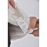 (S) miustar質感小香風棉質背心白色外套二手衣, , large