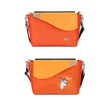Eco-friendly Crossbody bag & tote bag Two-in-one, Reversible yoyo bag (Tangerine), , large