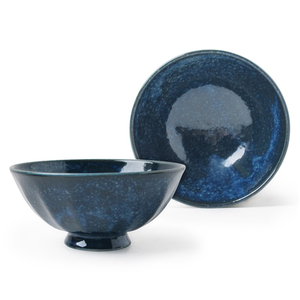 [豐名日本餐具] 4.0"輕量井 寶藍 / C04DB0-330-2