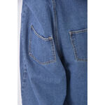 (4XL（含）以上) denim supply高腰吊帶寬鬆藍色長褲二手衣, , large
