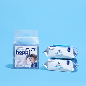 Hoppi Glacier water baby wipes