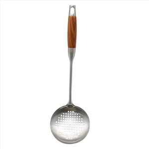 Stainless steel slotted spoon