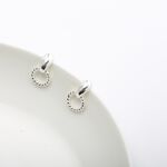 【Angel & Me 】經典 麻花 s925 純銀 耳環 生日 聖誕節 情人禮物, , large