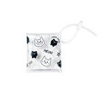 Looka Cat Mini Square Storage Pouch, , large