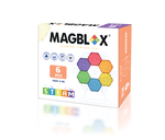 [好研所]MAGBLOX® 美學磁力片 六角形 - 繽紛 (6pcs), , large