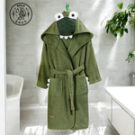 【SOLO Vintage】Bathrobe Crocodile Green S, , large