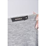 (M) moma質感羊毛跳色灰色外套二手衣, , large