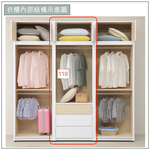 【唯熙傢俱】羅伊原木雙色2.6x8尺抽屜衣櫃, , large