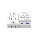 【WiWU】Smart Flash Charge 25W GaN 1C1A Expansion Switch 2+3P Wall Plug, , large