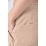 (M) initial高腰寬鬆杏色長褲二手衣, , large