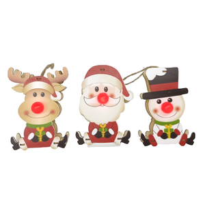 LED聖誕玩偶擺飾(內附電池)-款式隨機出貨