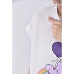 (S) muse圖案白色短袖上衣二手衣, , large