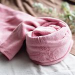 [Kaimei Cotton Industry] 3 randomly selected Korean velvet, widened, thickened, super absorbent all-purpose towel/hair towel, , large