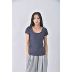 (S) net素面藍色短袖上衣二手衣, , large